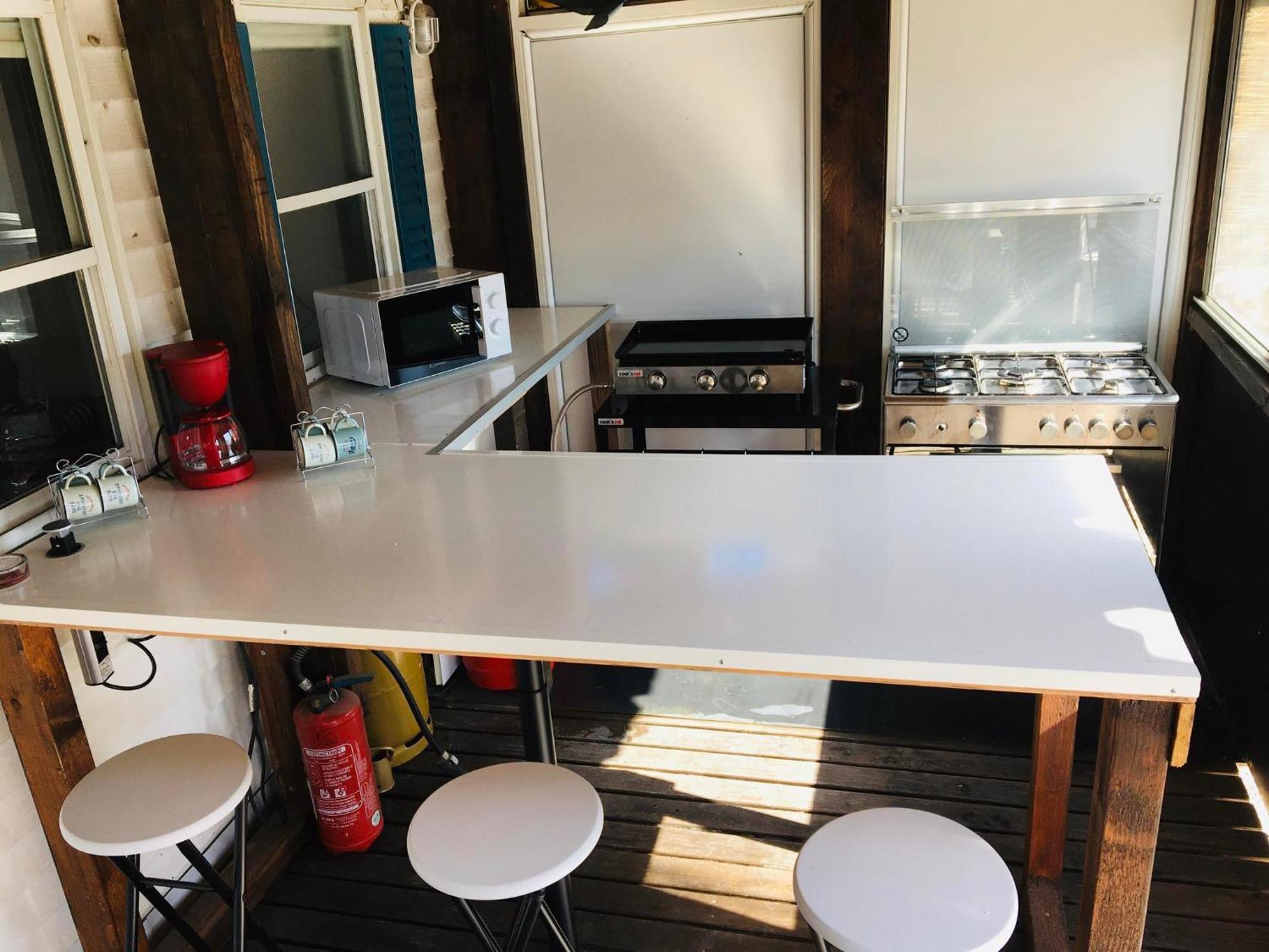 Mobil-Home Avec Grand Jardin Sérignan Buitenkant foto